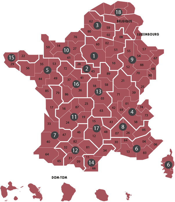 Carte de France